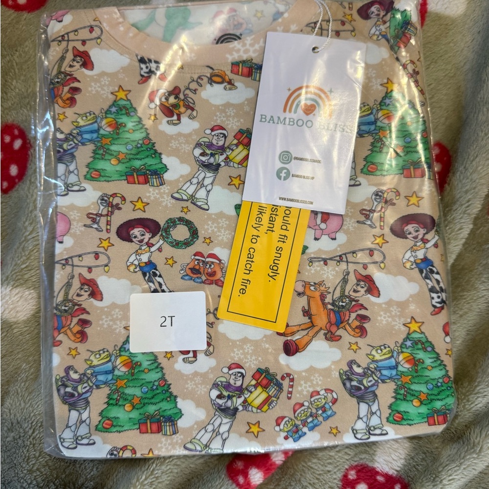 BAMBOO Kids Matching Set - Multicolor Toy Print